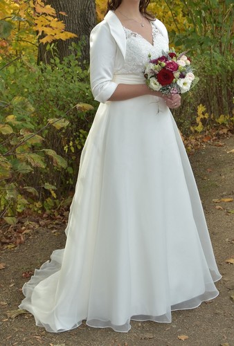 Hochzeitskleid linie gr l - hochzeitskleid,, gr.