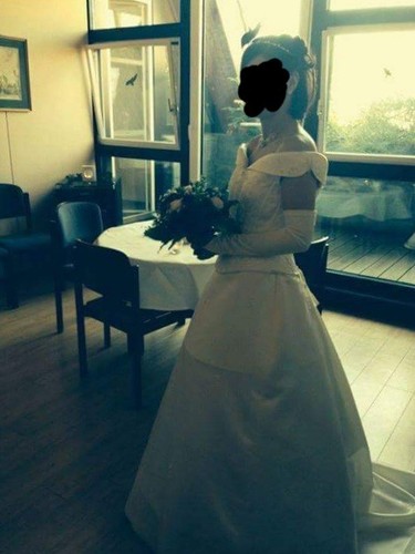 Brautkleid mit reifrock - mit,