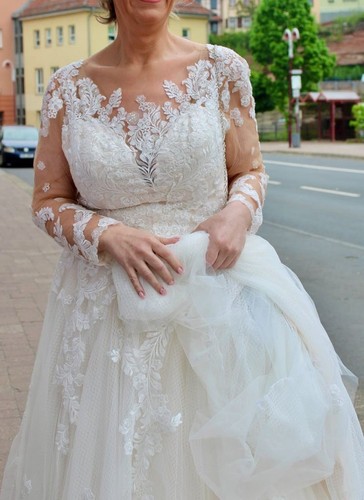 Hochzeitskleid größe mit - 42,