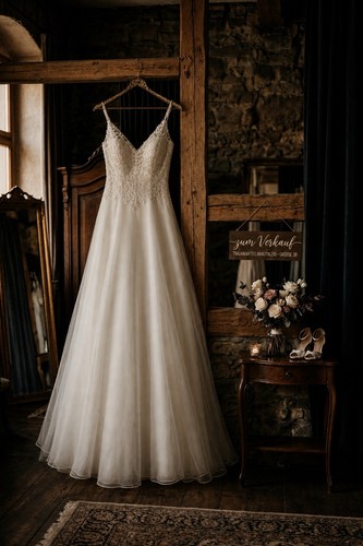 Brautkleid anprobe - brautkleid, gr